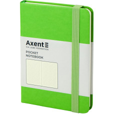 Книга записная Axent Partner 8309-09-A, A6-, 95x140 мм, 96 листов, точка, твердая обложка, салатовая