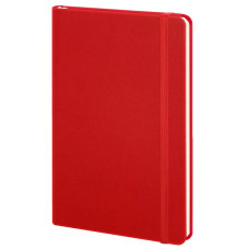Записна книжка А5 в лінію Twill на гумці червоний