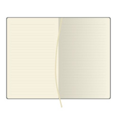 Записна книжка А5 в лінію Twill на гумці червоний