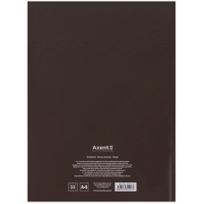 Записна книга A4 - 203*273 мм, 96арк., кл., One color, бордова