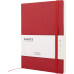 Книга записна Partner Soft L, 190*250, 96 арк, кліт, червон - 8615-06-A Axent
