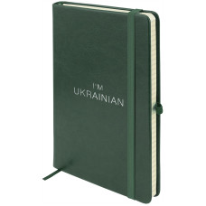 Книга записна Partner Lux, 125*195, 96 л, кл, зел, Ukrainian