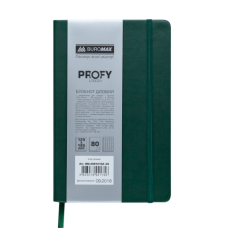 Блокнот діловий PROFY, L2U, 125x195 мм, 80 л., клітинка, фіолетовий, пок.