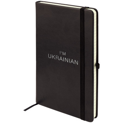 Книга записна Partner Lux, 125*195, 96 л, кл, чорн., Ukrainian - 8202-01-4-A
