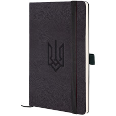 Записна книга Partner Soft Skin, 125*195, чорна, Герб