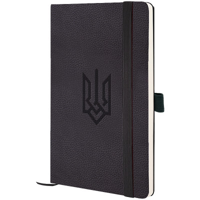 Записна книга Partner Soft Skin, 125*195, чорна, Герб