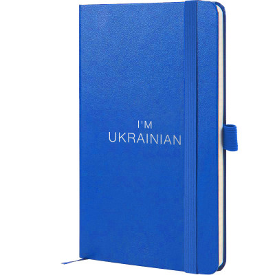 Книга записная Partner, 125*195, 96 л, клет, голубая, Ukrainian