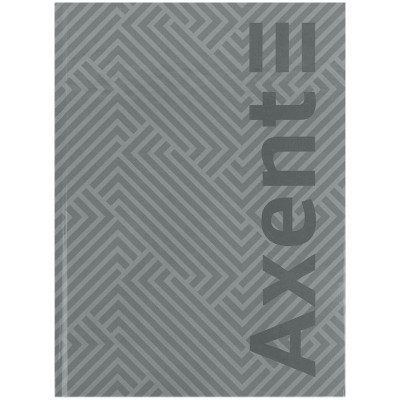 Записна книга 4- 203*273 мм, 96арк., кл., Pattern, сірий
