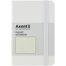 Книга записная Axent Partner 8309-21-A, A6-, 95x140 мм, 96 листов, точка, твердая обложка, белая