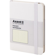 Книга записная Axent Partner 8309-21-A, A6-, 95x140 мм, 96 листов, точка, твердая обложка, белая