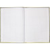 Книга записная Axent Numbers 8421-208-A, A4, 210x295 мм, 80 листов, клетка, твердая обложка, желтая