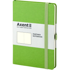 Книга записная Axent Partner 8307-09-A, A5-, 125x195 мм, 96 листов, нелинованный, твердая обложка, салатовая