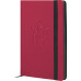 Книга записна Partner Soft, 125*195, 96 л, кл, червона Glory - 8206-05-3-A Axent