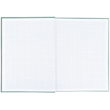 Записна книга 4-203*273 мм, 96арк., кл., Pattern, бірюзова