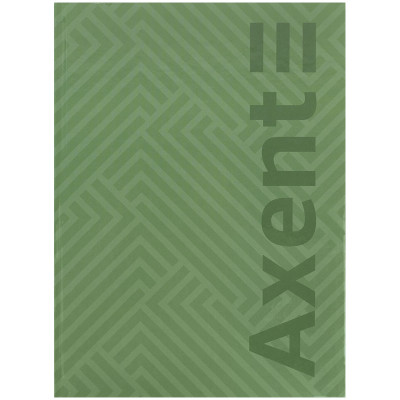 Записна книга 4- 203*273 мм, 96арк., кл., Pattern, зелена