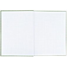 Записна книга 4- 203*273 мм, 96арк., кл., Pattern, зелена