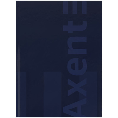 Записна книга A4- 203*273 мм, 96арк., кл., One color, синя