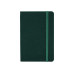 Ділова записна книжка SQUARE, А5, тверда обкладинка, гумка, білий блок, клітинка, зелений - O27100-04 Optima