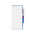 Деловая записная книжка NEBRASKA, А5, мягкая обложка, резинка, белый блок линия, красный - O20124-03 Optima