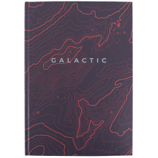 Книга записная А4, 96 л., кл., Earth colors, Galactic