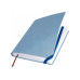 Деловая записная книжка VIVELLA, А5, мягкая обложка, резинка, белый блок линия, голубой - O27104-11 Optima