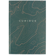 Книга записна А4, 96 л., кл., Earth colors, Curious