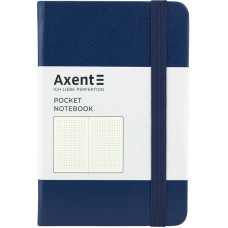 Книга записная Axent Partner 8309-02-A, A6-, 95x140 мм, 96 листов, точка, твердая обложка, темно-синяя