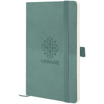 Зошит Partner Soft Skin, 125*195, сірий-лазурний, Вишиванка