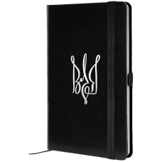 Книга записная Partner, 125*195, 96 л,клет, черная Воля