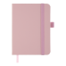 Книга записна ETALON 95*140, 96 арк., клітинка, обкл. штучна шкіра, рожевий - BM.296160-10