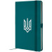 Книга записная Partner, 125*195, 96 л., кл., малахит, Герб