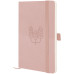 Записна книга Partner Soft Skin, 125*195, пудрова Колоски