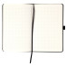 Книга записная Partner, 125*195, 96 л,клет, черная Вишиванка