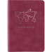 Книга записная Axent Nuba Soft 8604-05-A, A6+, 115x160 мм, 96 листов, клетка, гибкая обложка, бордовая