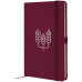 Книга записная Partner, 125*195, 96 л., кл., винная Колоски