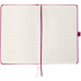 Книга записная Partner, 125*195, 96 л., кл., винная Колоски