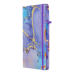 Книжка записна MARBLE, на гумці, А5, 80 арк., клітинка., офсет крем., тв.лам.обл., фіолетова