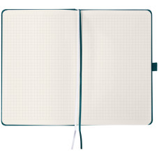 Книга записная Partner, 125*195, 96 л., кл., малахит, Колоски