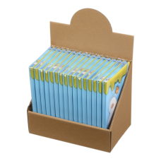 Книжка записна YAMMY на гумці, А5, 80 арк., клітинка., офсет крем., тв.лам.обл., блакитна, KIDS LINE