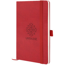 Записна книжка Partner Soft Skin, 125*195, червона, Вишиванка
