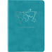 Книга записная Axent Nuba Strong 8603-07-A, A6+, 115x160 мм, 96 листов, клетка, твердая обложка, голубая