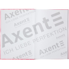 Книга записная Axent Pastelini 8422-410-A, A4, 210x295 мм, 96 листов, клетка, твердая обложка, розовая