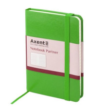 Книга записна Axent Partner 8301-04-A, A6-, 95x140 мм, 96 листів, клітина, тверда обкладинка, салатова