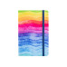 Деловая записная книжка Rainbow, А5, твердая обложка текстиль, резинка, блок клетка - O27190-04 Optima