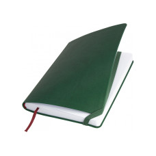 Діловий записник VIVELLA, А5, м’яка обкладинка, гумка, білий блок лінія, зелений