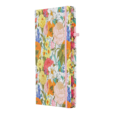 Книжка записна ROSE, на гумці, А5, 80 арк., клітинка., офсет крем., тв.лам.обл., рожева