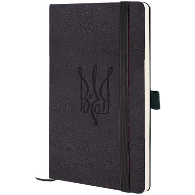 Книга записная Partner Soft Skin,, 125*195, чёрная, Воля