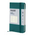 Книга записна Partner 95*140мм 96л клітинка на резинці Axent 8301-31 малахітова