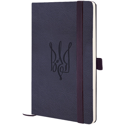 Книга записная Partner Soft Skin, 125*195, синяя, Воля