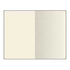 Записна книжка А5 в крапку Twill на кнопці синьо-жовта